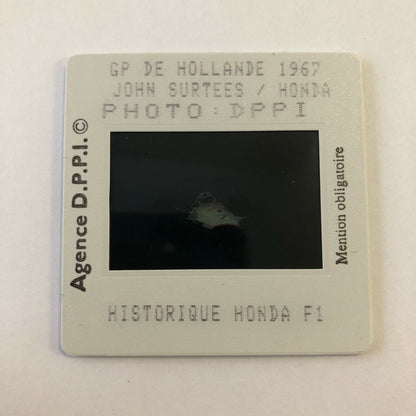 1967 John Surtees Honda DPPI 35MM Press Photo Slide Honda F1 Racing 