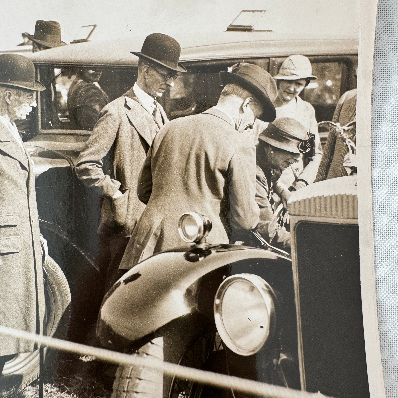 Press Photo Photograph Pegasus Club Car Rally Rallye Lawyers Race Lawyer 1933