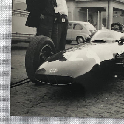 Vintage Racing Photo Photograph BRM Race Car 1961 Monza