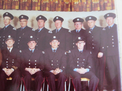 Vintage Fire Department Company Photo Photograph - 23 Firefighters - Canadian 