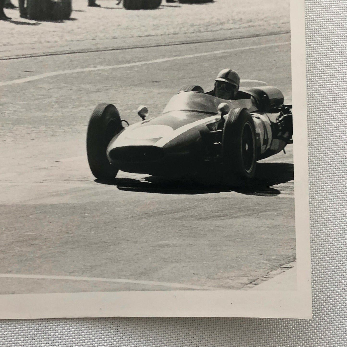 Vintage Grand Prix Racing Photo Photograph Bruce McLaren Graham Hill CAHIER