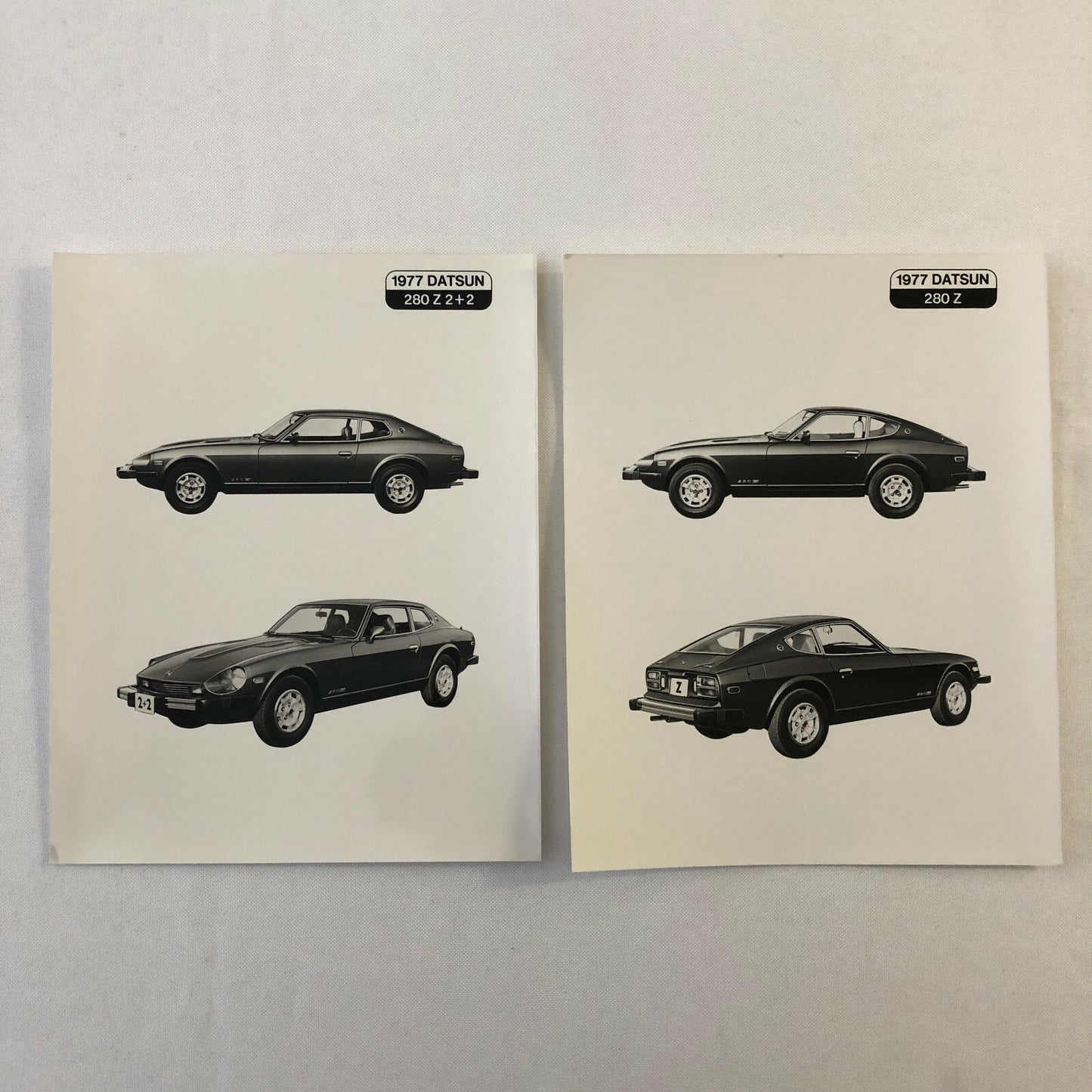 1977 Datsun Press Kit Brochure Photos FRENCH 200SX Sportruck 280Z 280 Z B210 +