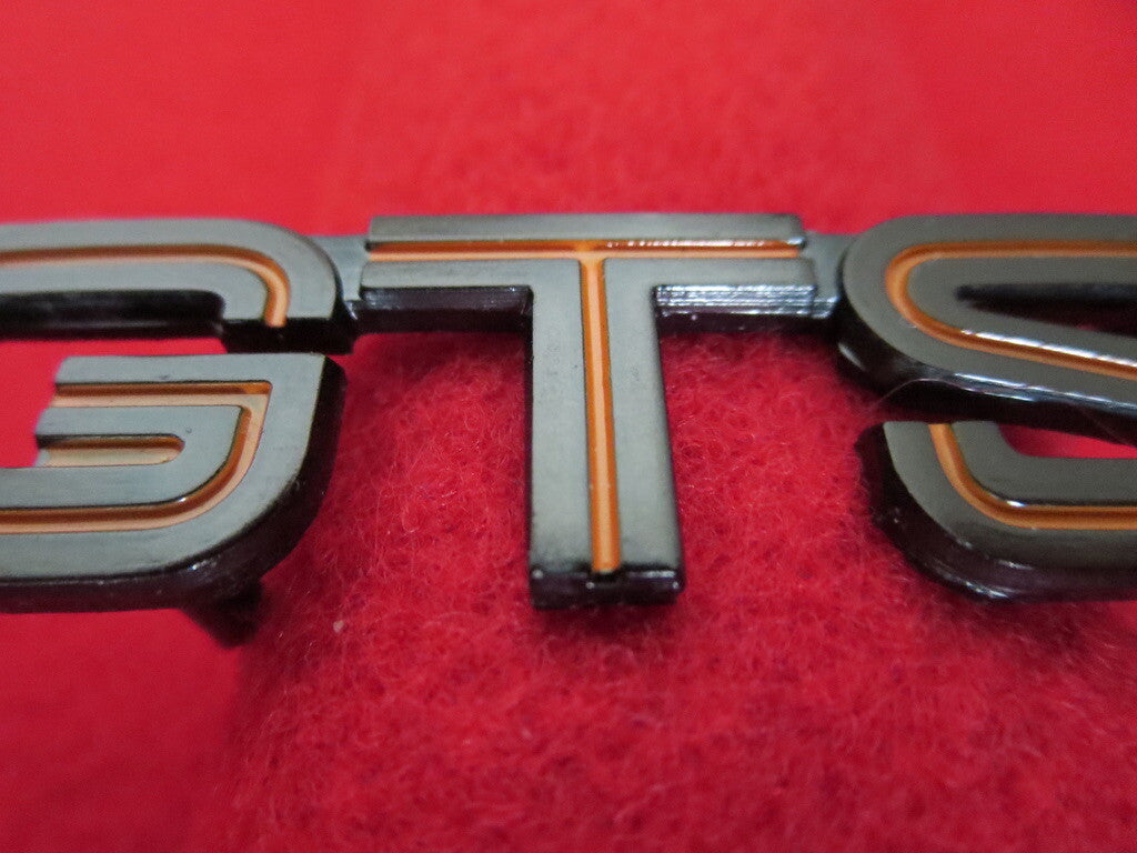 Ferrari 328 GTS Badge Emblem Logo Script - Orange Lettering - Part 61813800