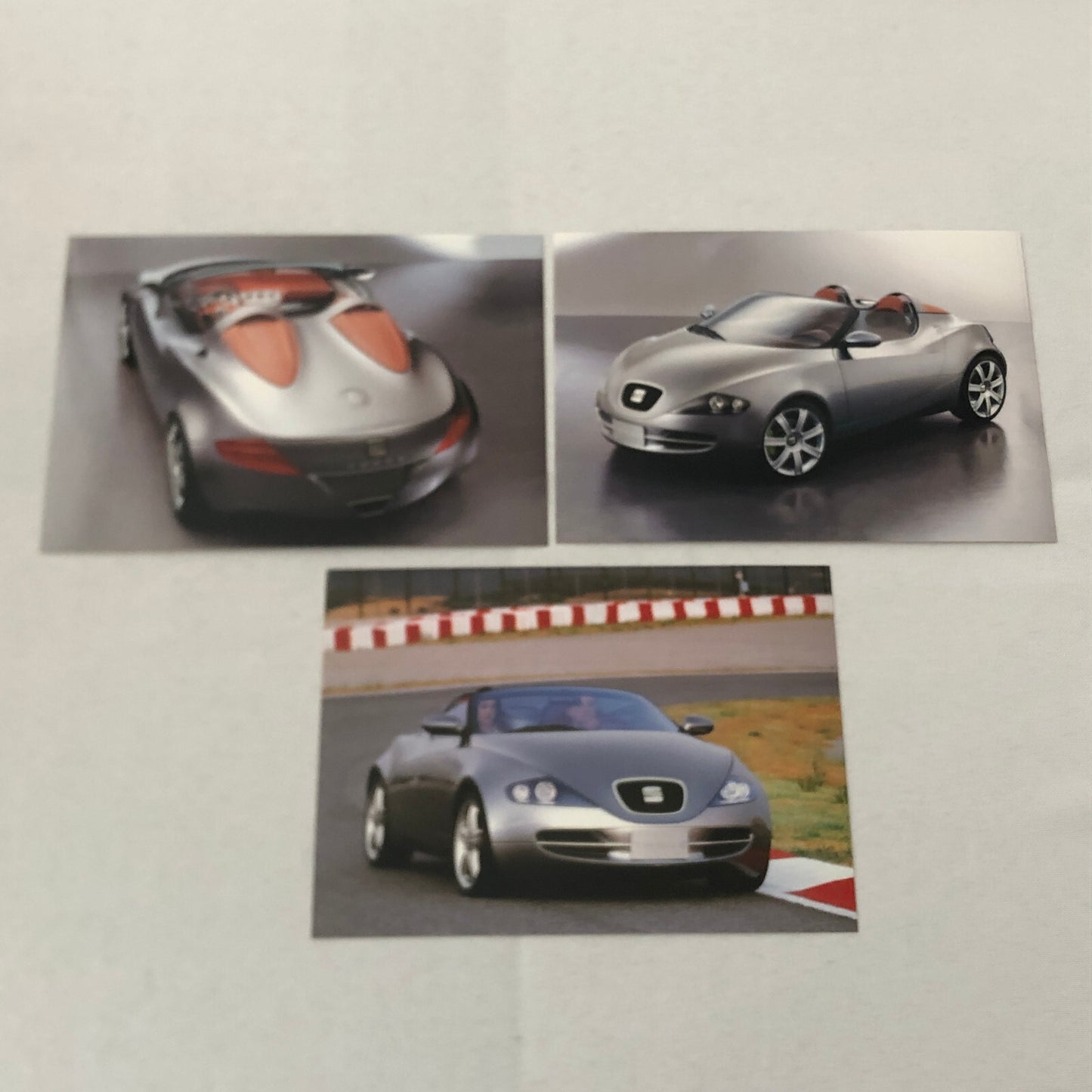 SEAT Tango Roadster Concept Car Factory Press Photo Photograph Lot 3x 2001