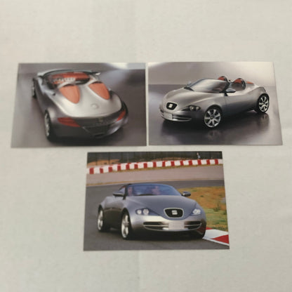 SEAT Tango Roadster Concept Car Factory Press Photo Photograph Lot 3x 2001