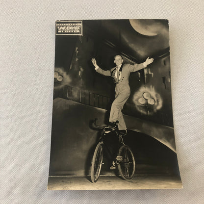 Circus Performer Vintage Photo Photograph Bicycle Balancing Act Berlin Germany