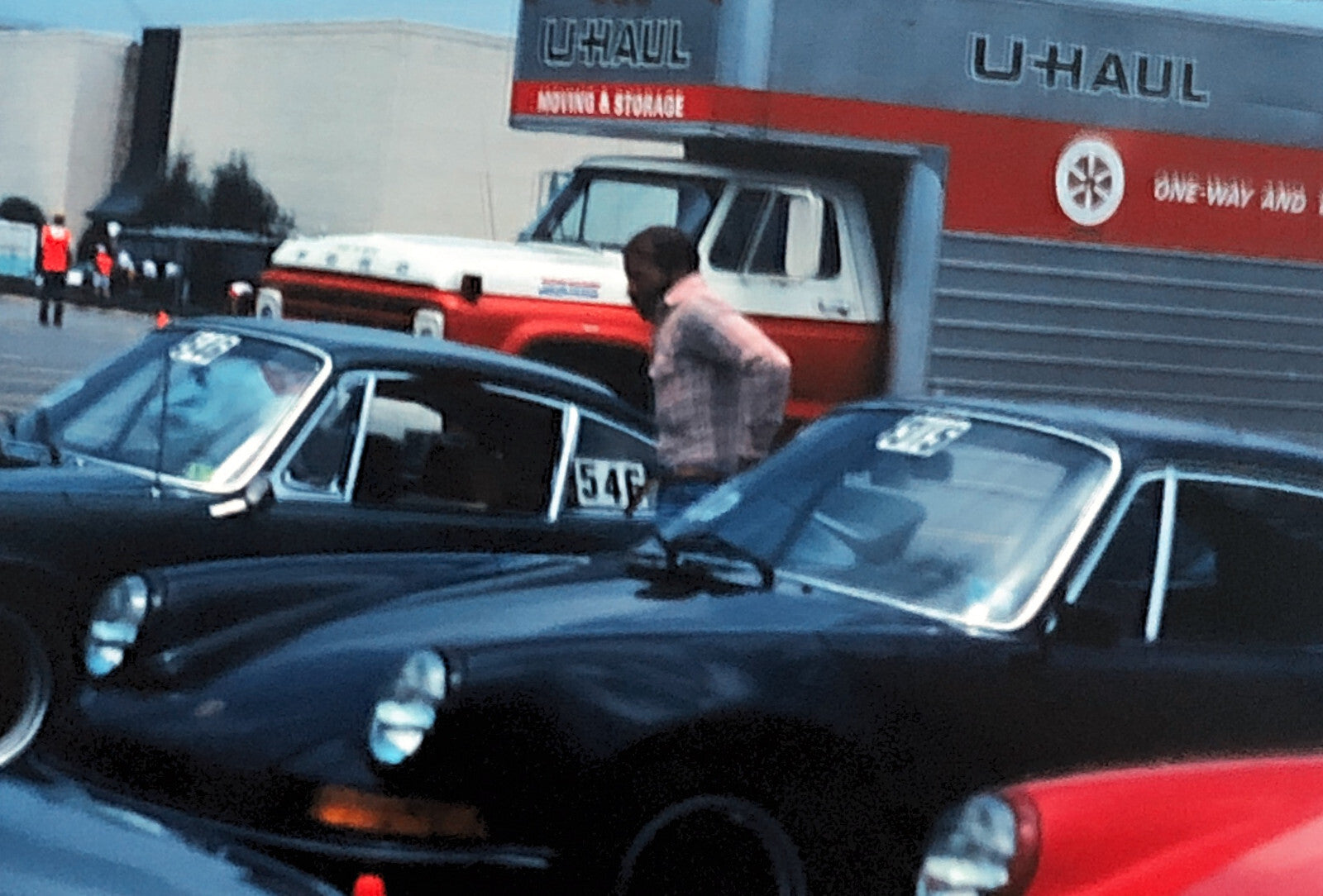 Porsche 911 Car Show 35mm Photo Slide Vintage 1981