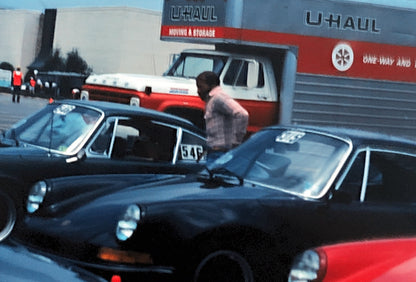 Porsche 911 Car Show 35mm Photo Slide Vintage 1981