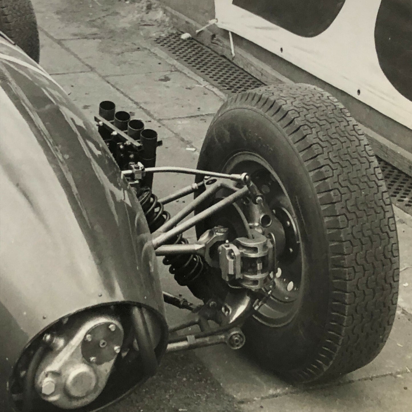 Vintage Grand Prix Car Racing Photo Photograph Print