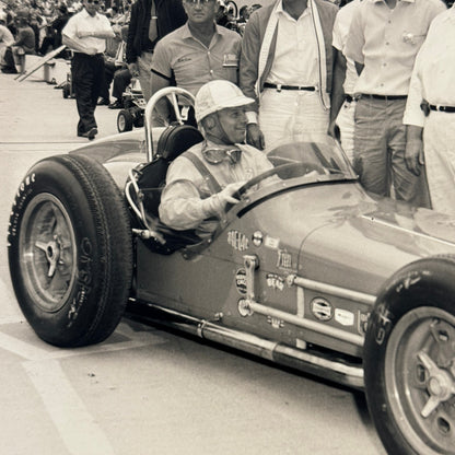 Vintage Indy Racing Photo Tony Bettenhausen 1959 Car Motorsport Modern Print
