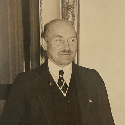 Vintage Press Photo Photograph Prince Arthur of Connaught Luncheon London 1933