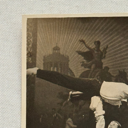 Vintage Circus Acrobat Act Balancing Photo Photograph Lisboa Portugal