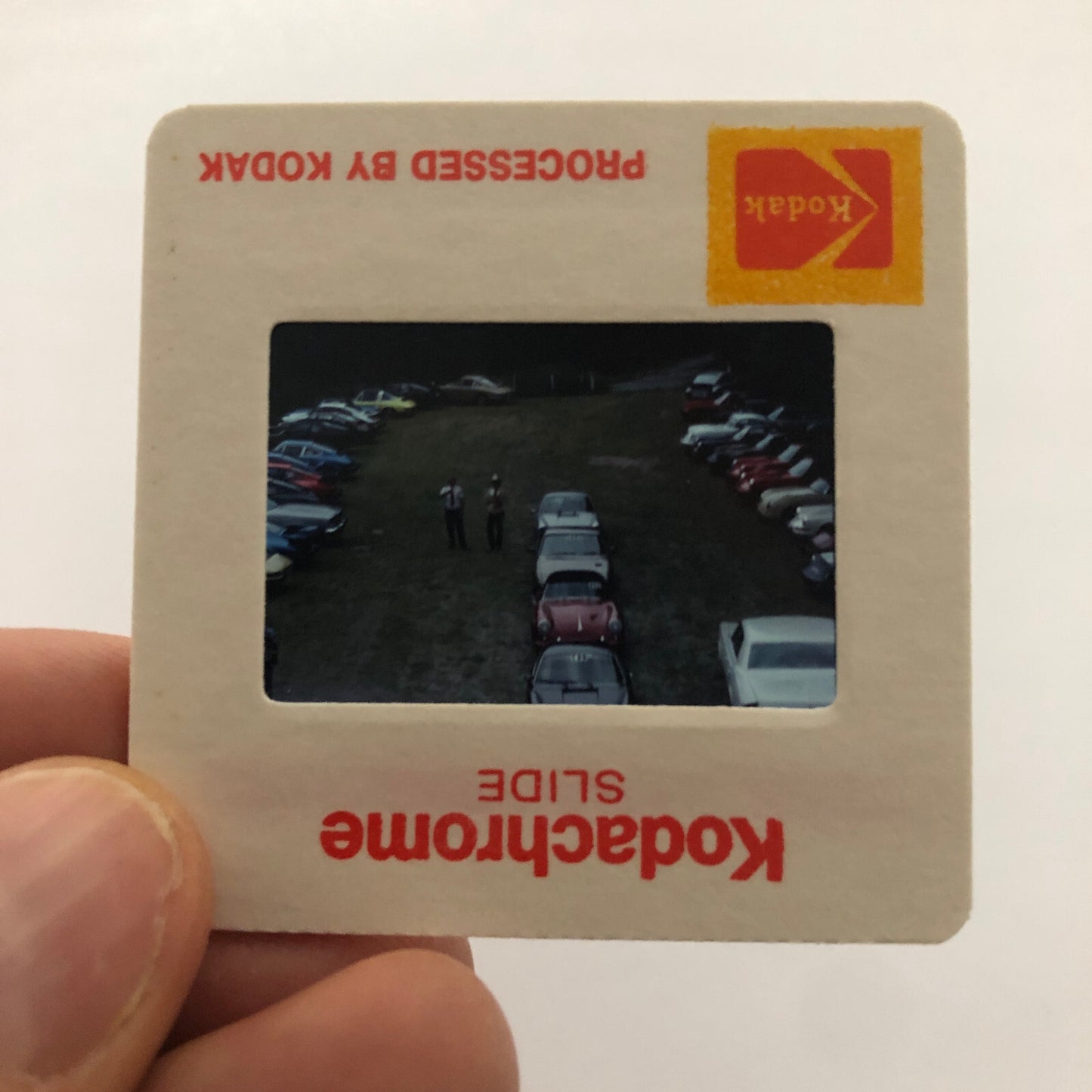 Porsche Car Show 35mm Photo Slide Vintage 1981 Porsche 911 356 +