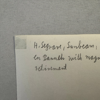 Henry Seagrave Sunbeam 1922 Tourist Trophy TT Race Racing Photo Photograph