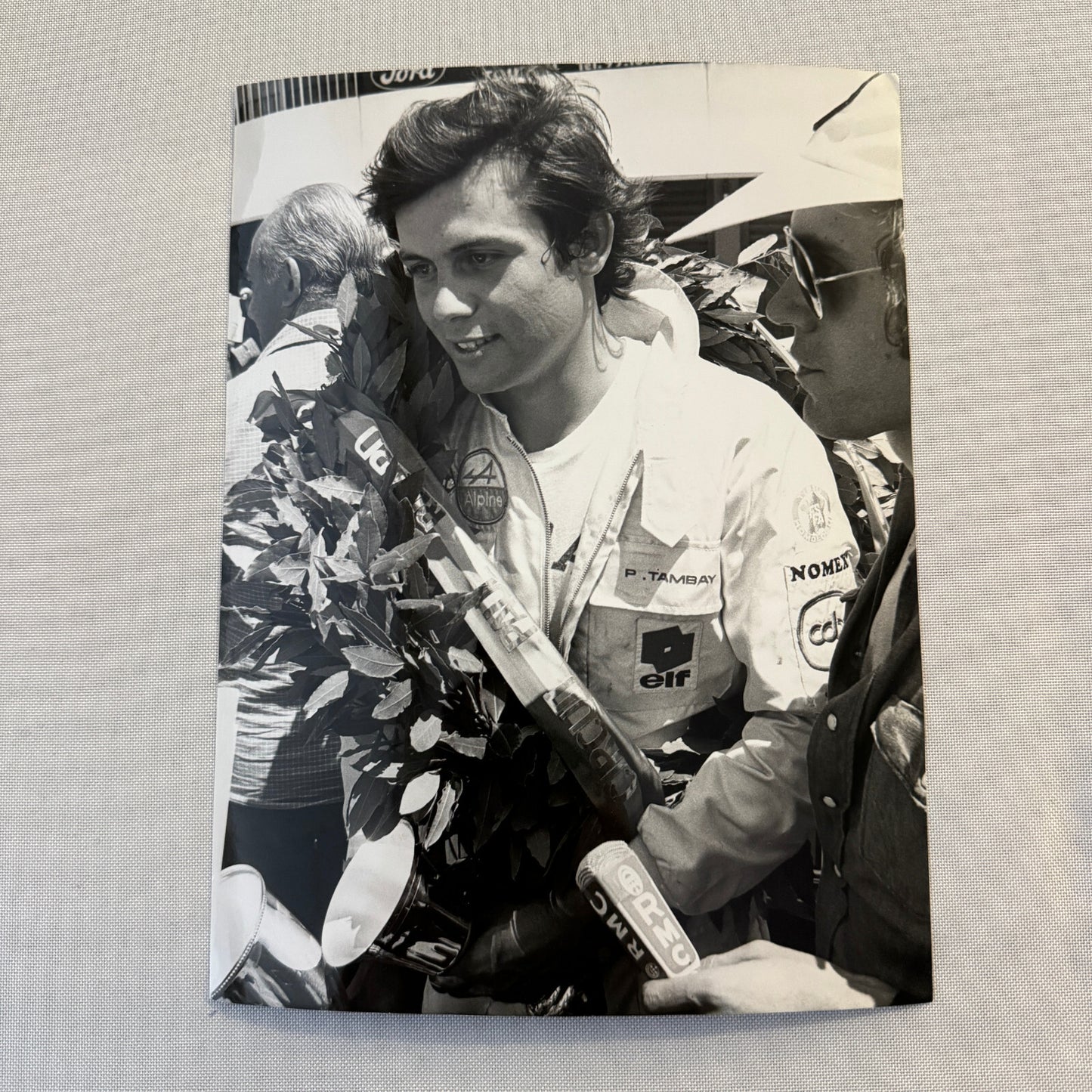 Patrick Tambay Racing Driver Photo Photograph Print Renault ELF Racing DPPI