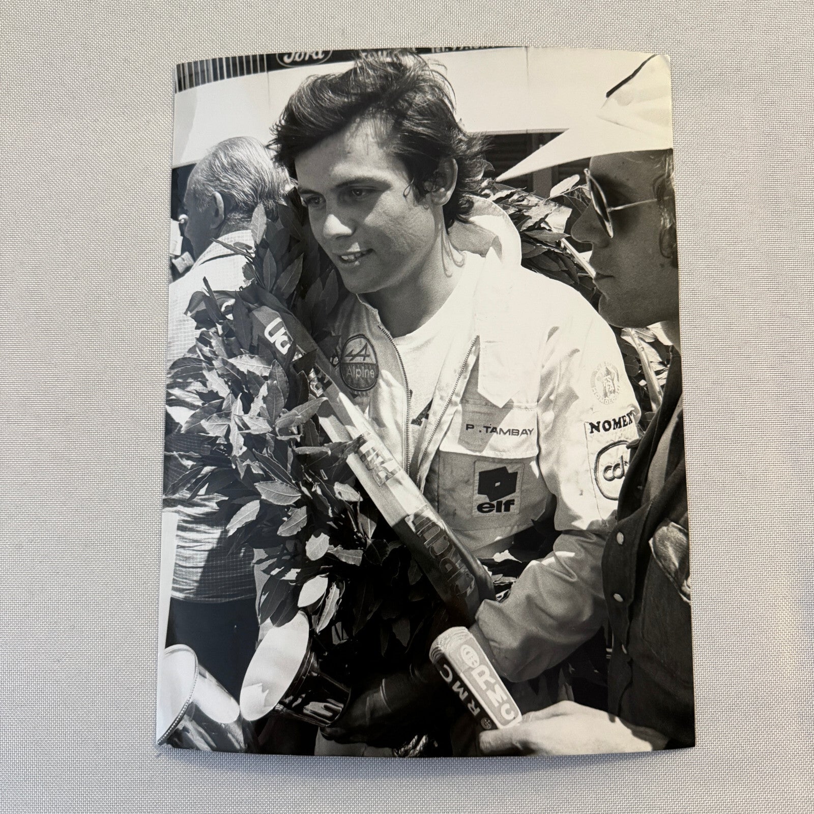 Patrick Tambay Racing Driver Photo Photograph Print Renault ELF Racing DPPI