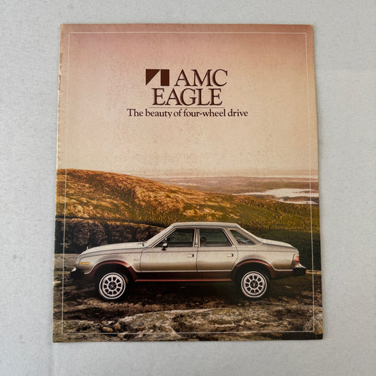 1980 American Motors AMC Eagle Car Sales Brochure Catalog Vintage Canadian