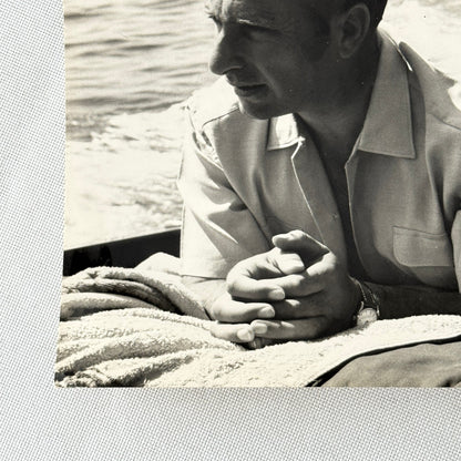 Juan Manuel Fangio Retirement Vacation Holiday Italian Press Photo F1 Racing