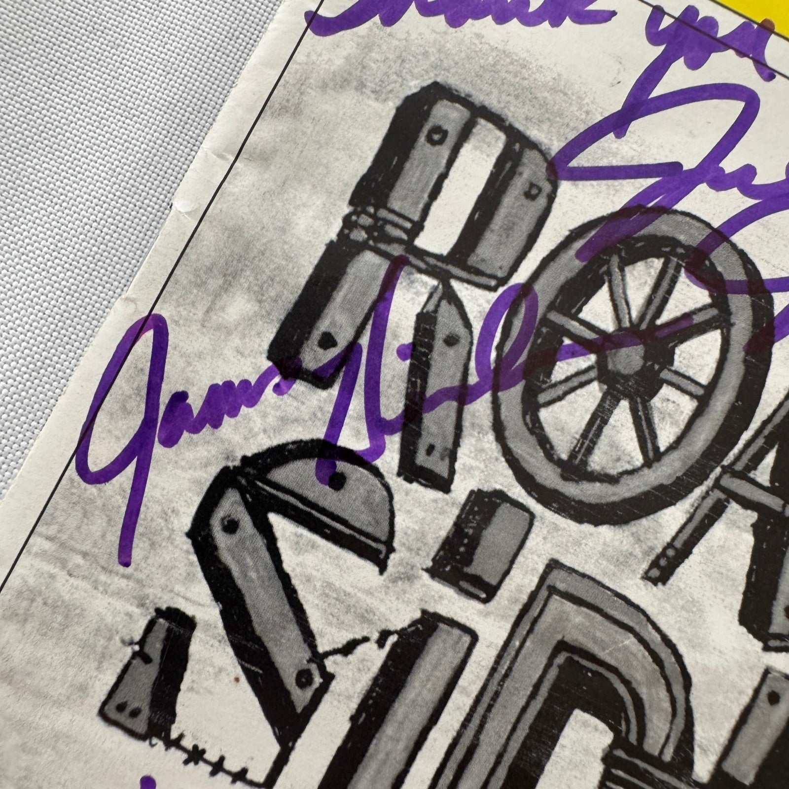 Roadside Cast Signed Program Playbill 2001 5x Signatures Julie Johnson +