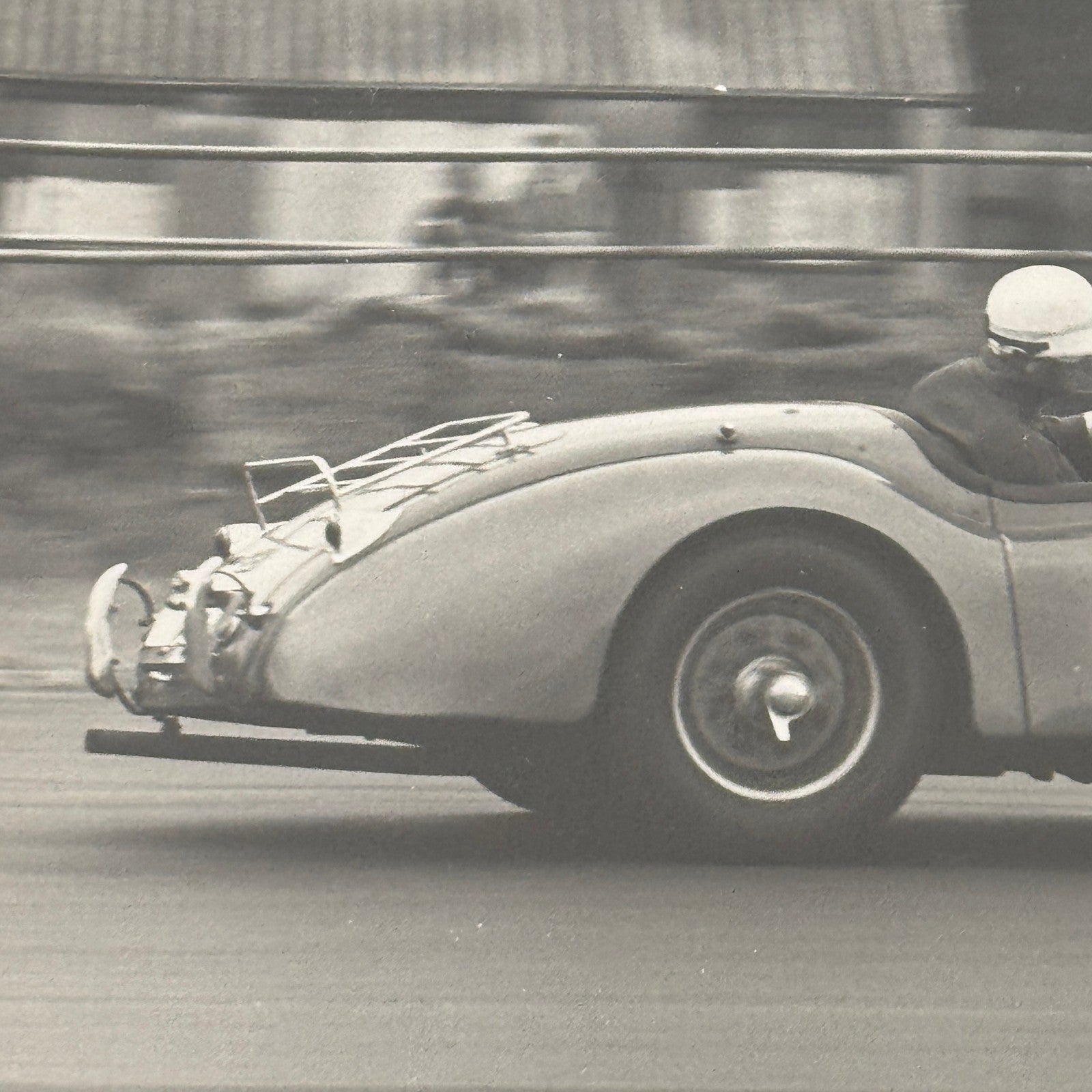 Vintage Racing Photo Jaguar XK120 XK 120 Car 1964 Motorsport Print Guy Griffiths