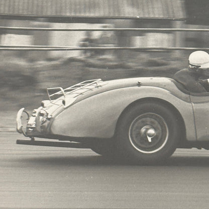 Vintage Racing Photo Jaguar XK120 XK 120 Car 1964 Motorsport Print Guy Griffiths