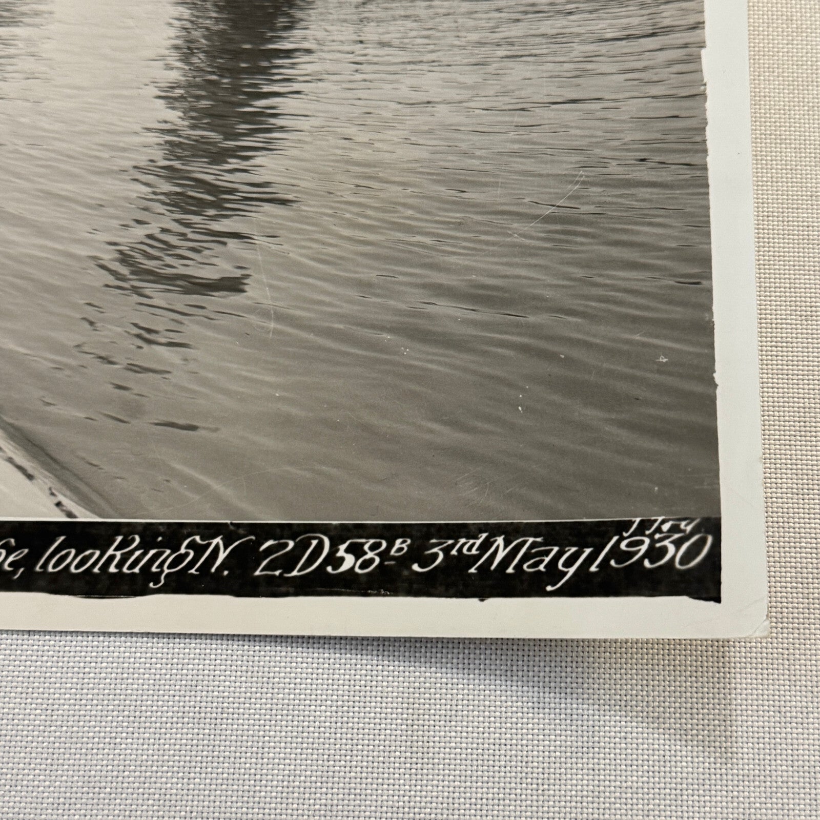 Vintage Welland Canal Ontario Canada Bridge Ship Boat Vessel 1930