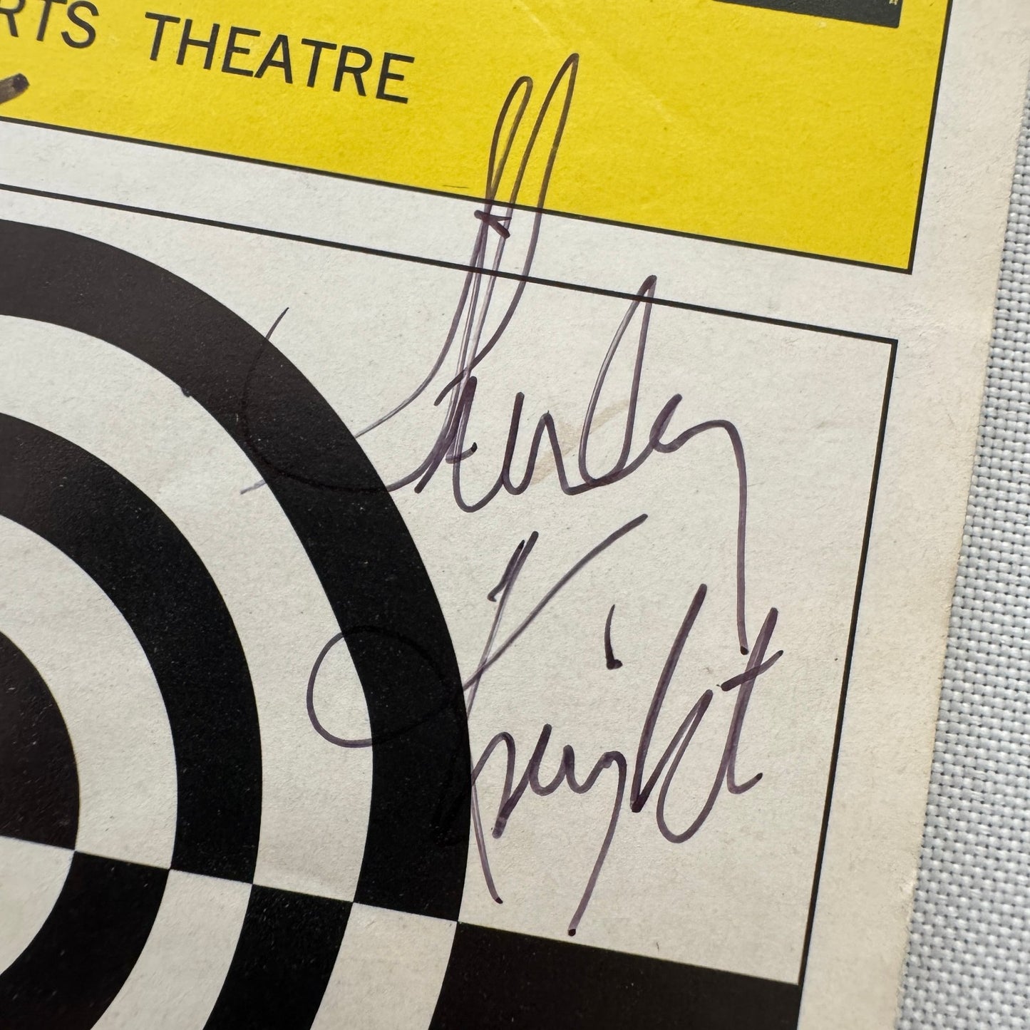 Necessary Targets Cast Signed Theater Playbill Autographed Signature 2002