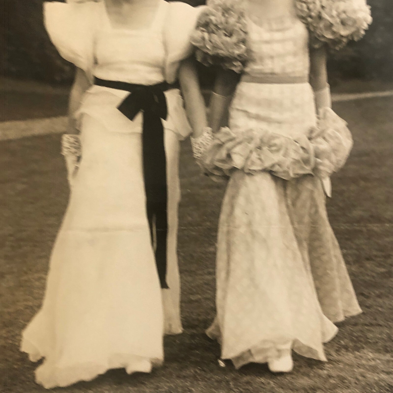 Fashion Press Photo Photograph London High Society Swimming Party 1933 Dresses