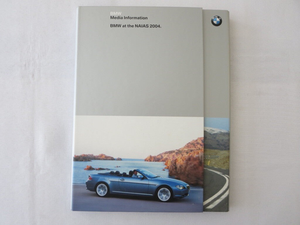 2004 BMW Press Kit Brochure Catalog 645Ci 6 Series X3 X5 