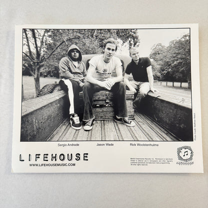Lifehouse Music Publicity Press Photo Photograph Band 2002