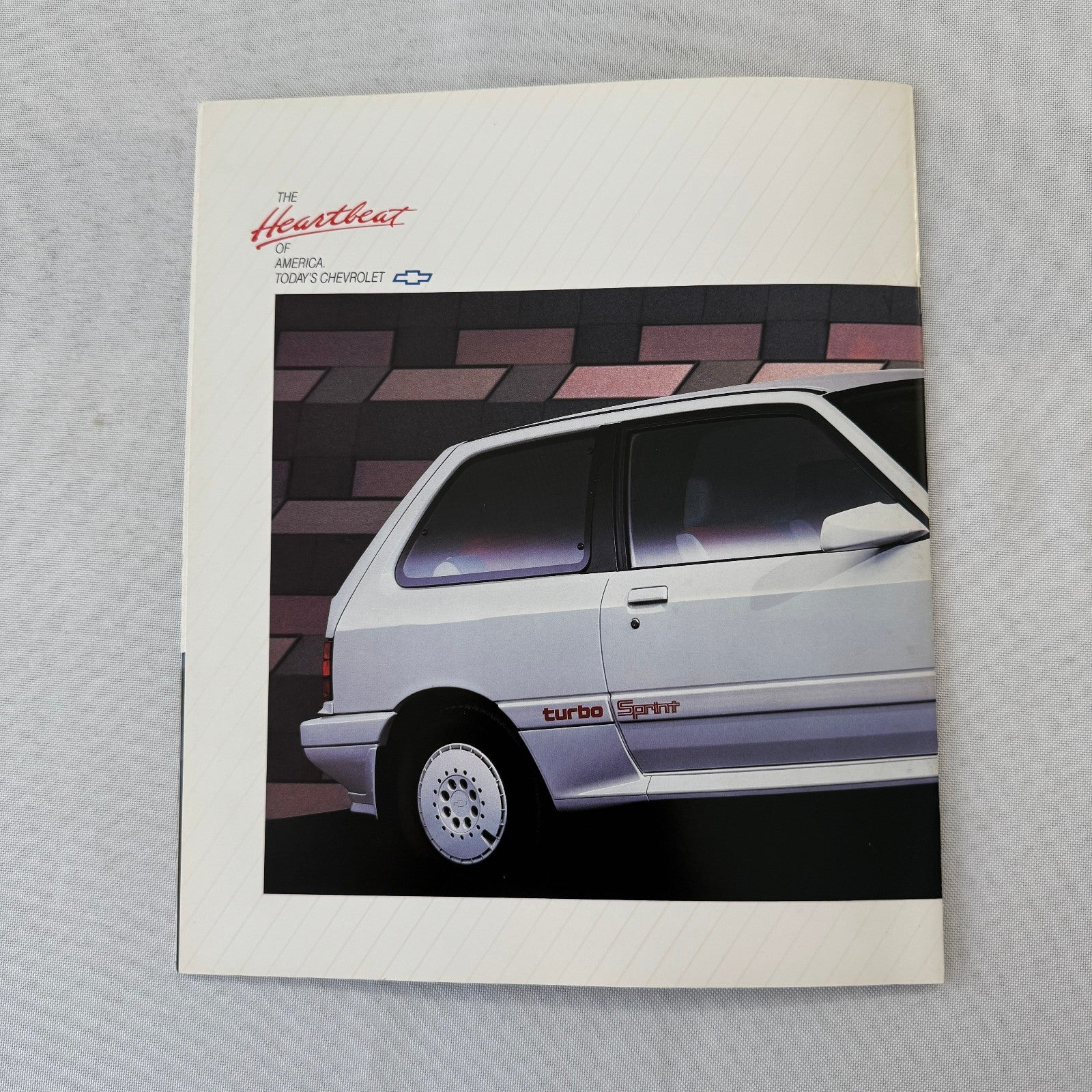 1988 Chevrolet Sprint Car Sales Brochure Catalog Vintage Advertising TURBO