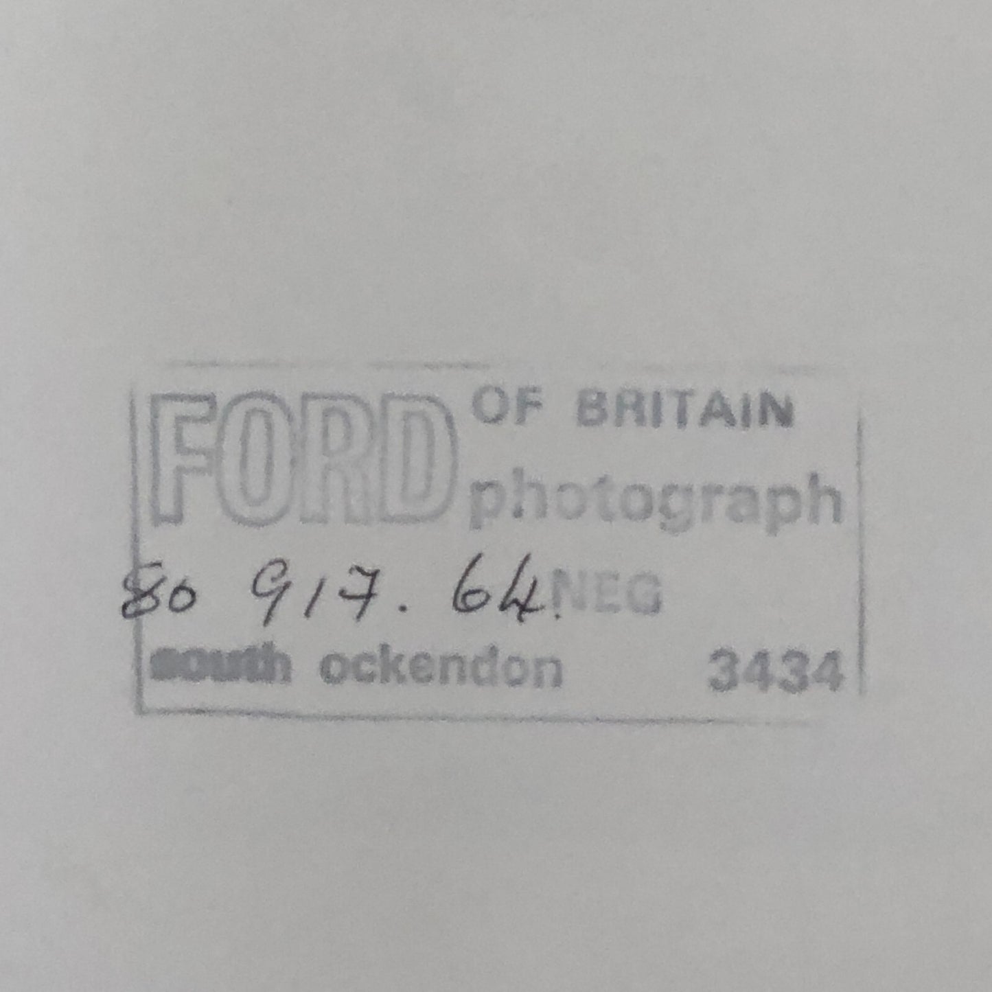 Vintage Ford of Britain Car and Truck Press Photo Photograph Print 