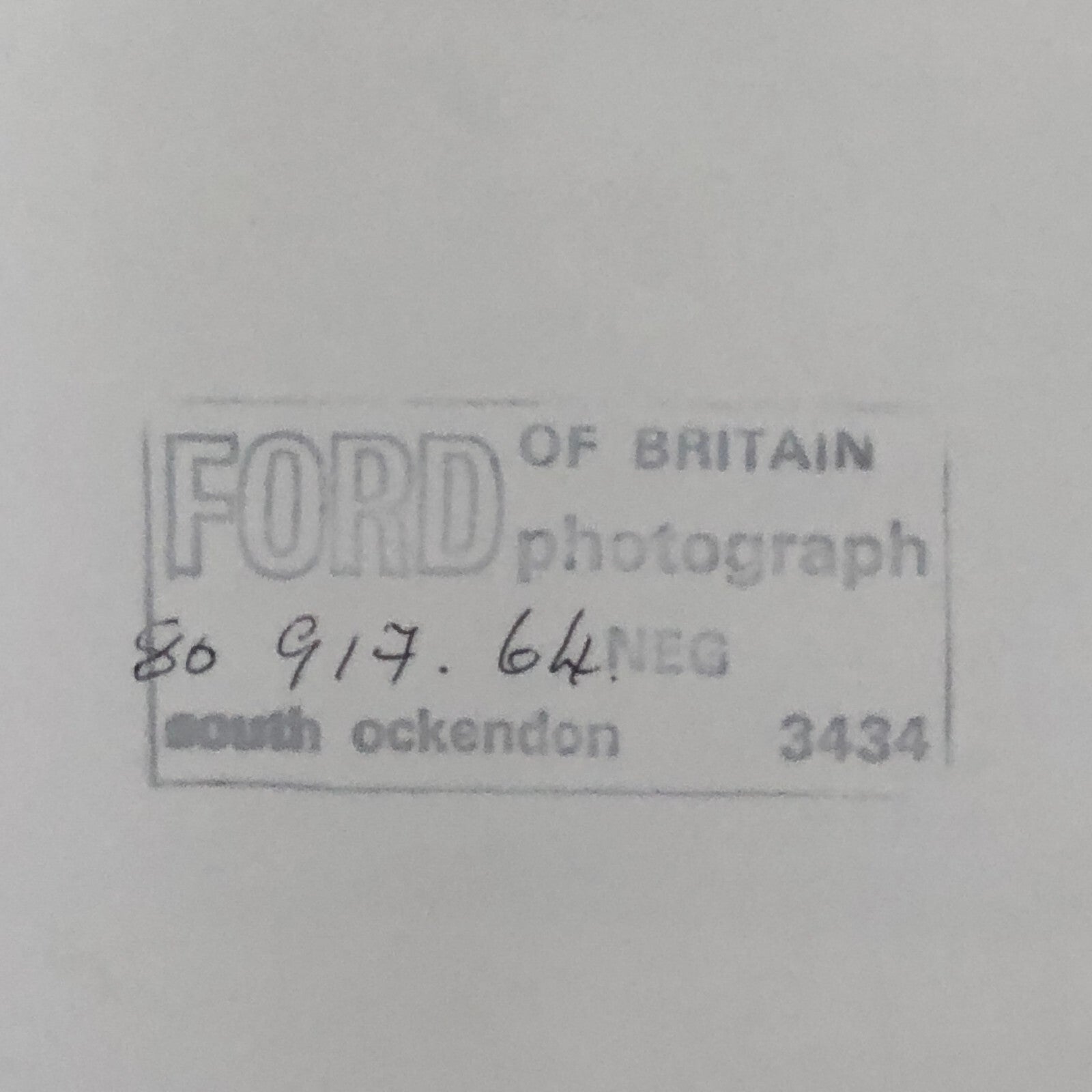Vintage Ford of Britain Car and Truck Press Photo Photograph Print 