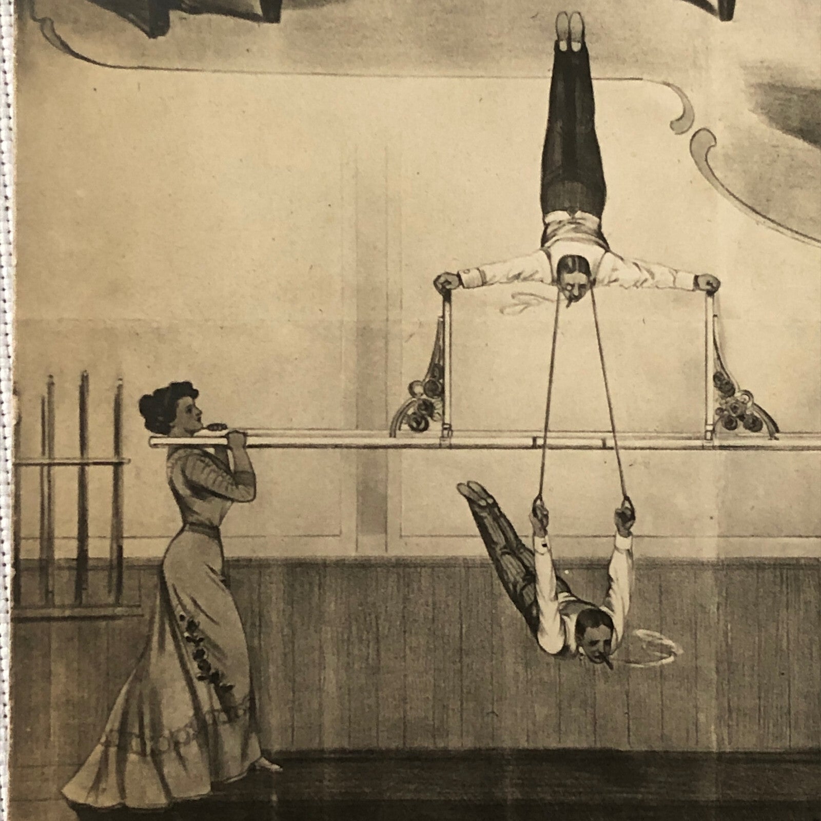 Circus Performer Postcard Post Card Acrobat Act The 4 Helsons
