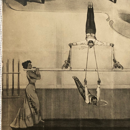 Circus Performer Postcard Post Card Acrobat Act The 4 Helsons
