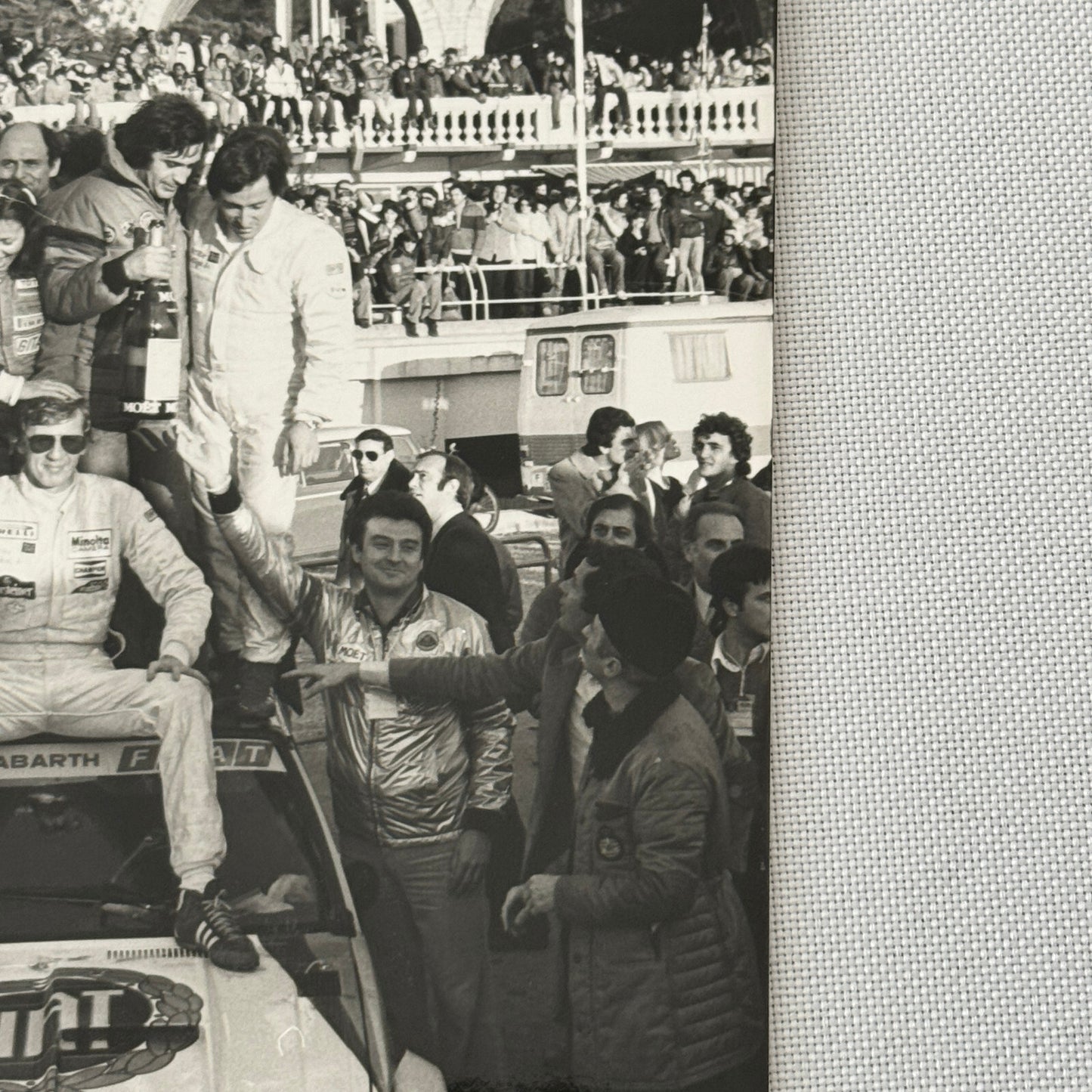 1980 Rallye Monte Carlo Press Photo Photograph DPPI Fiat 131 Abarth Car
