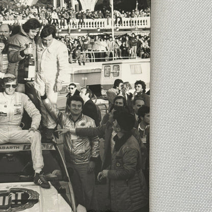 1980 Rallye Monte Carlo Press Photo Photograph DPPI Fiat 131 Abarth Car