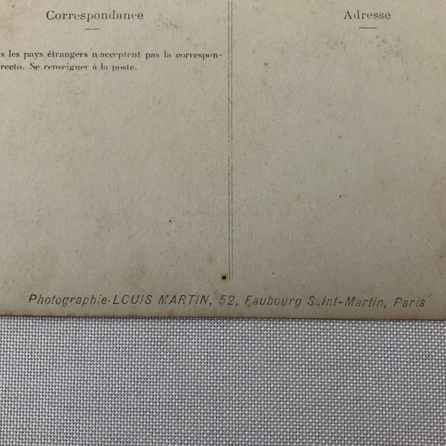 Circus Performer Postcard Post Card Acrobat Act Famille Craft