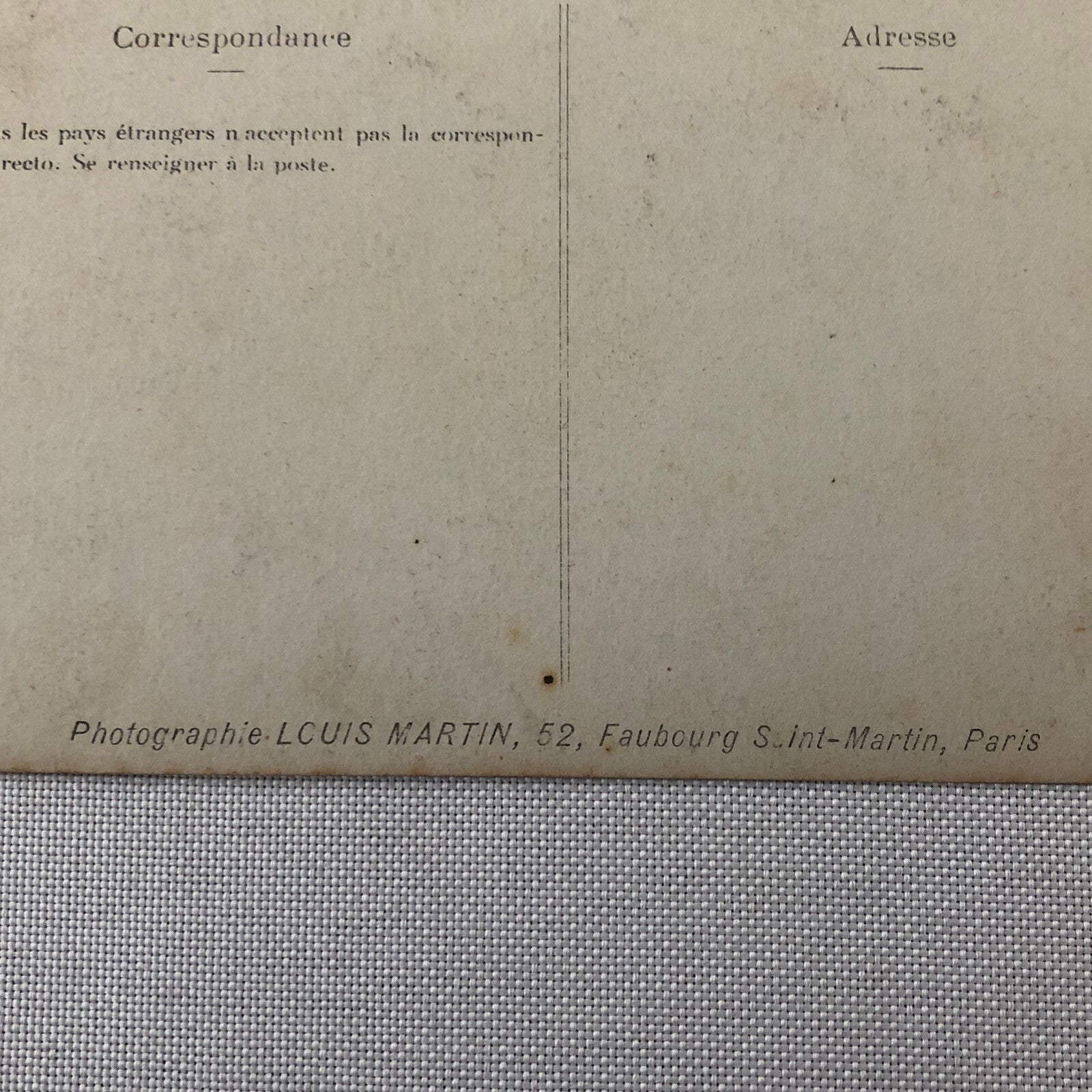 Circus Performer Postcard Post Card Acrobat Act Famille Craft