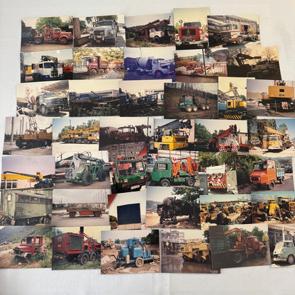 HUGE Vintage Truck and Construction Equipment Photo Lot 1980s Germany 300 Images