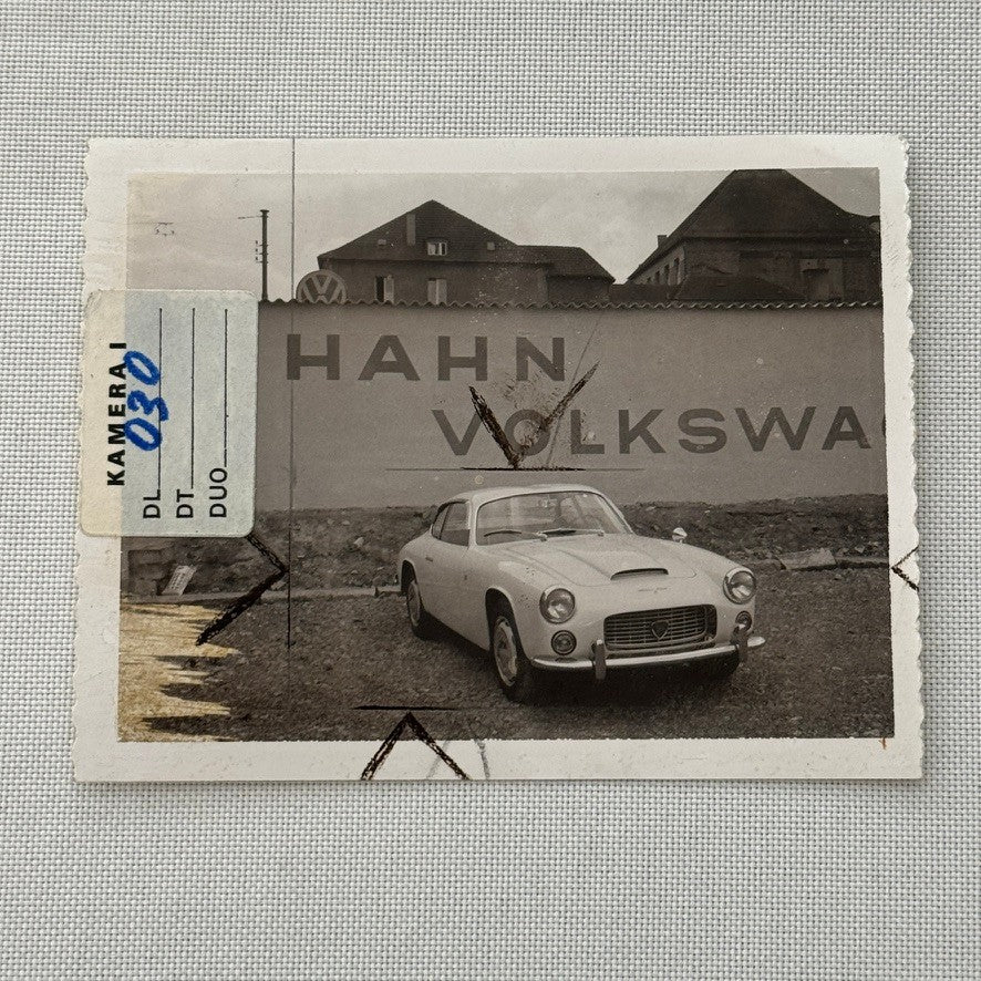 Vintage Lancia Car Photo Photograph Print Volkswagen Dealer Coachbuilder