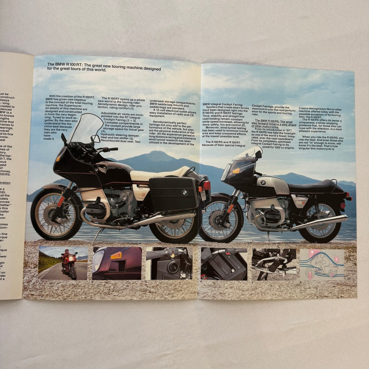 1979 BMW Motorcycle Bike Sales Brochure R100RS R100RT R100S R100T R80/7 R65