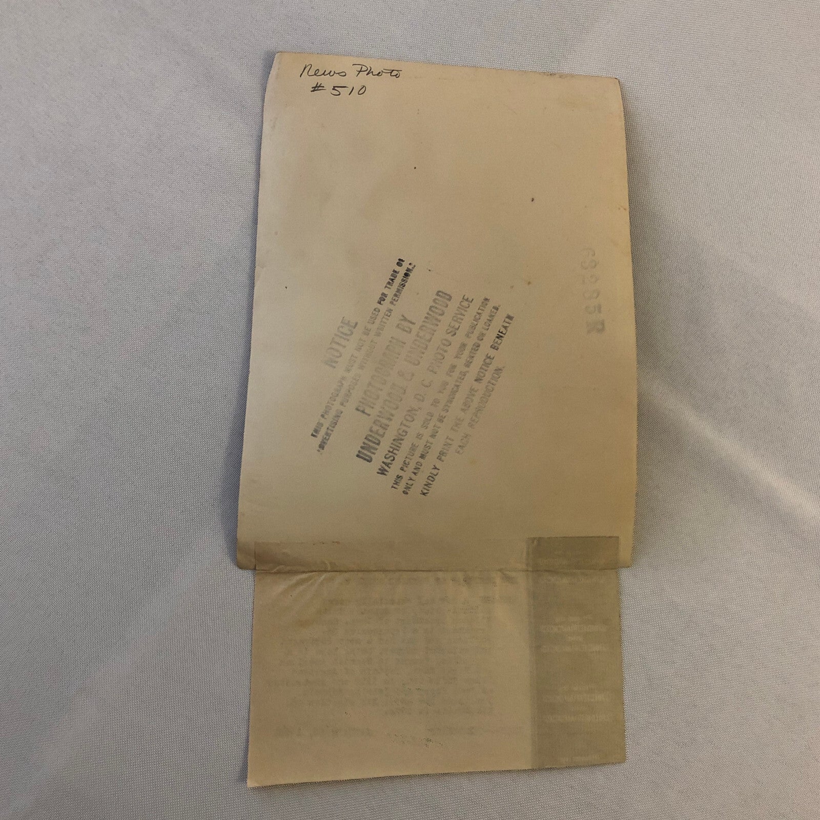 Press Photo Photograph Senator Smith Wildman Brookhart Iowa Republican 1928