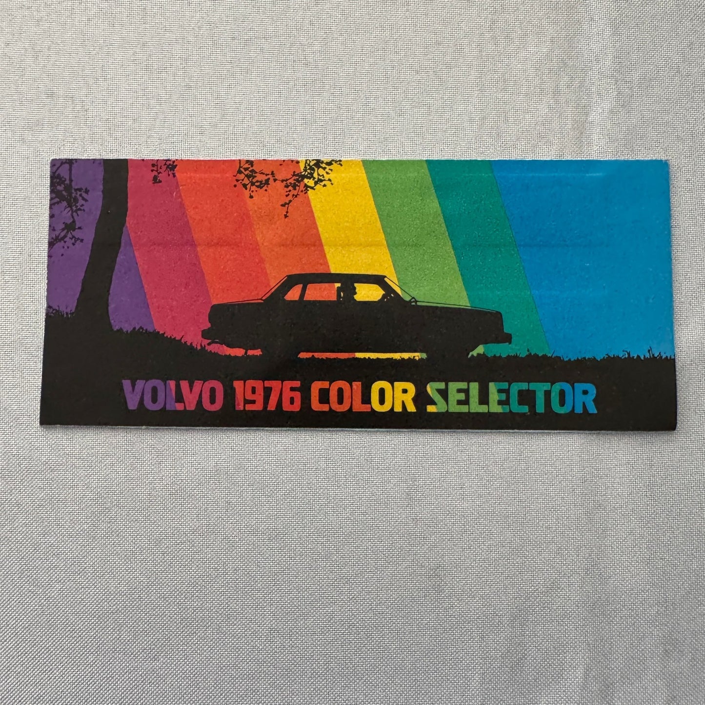 1976 Volvo Colour and Upholstery Car Sales Brochure Vintage 240 260 Series