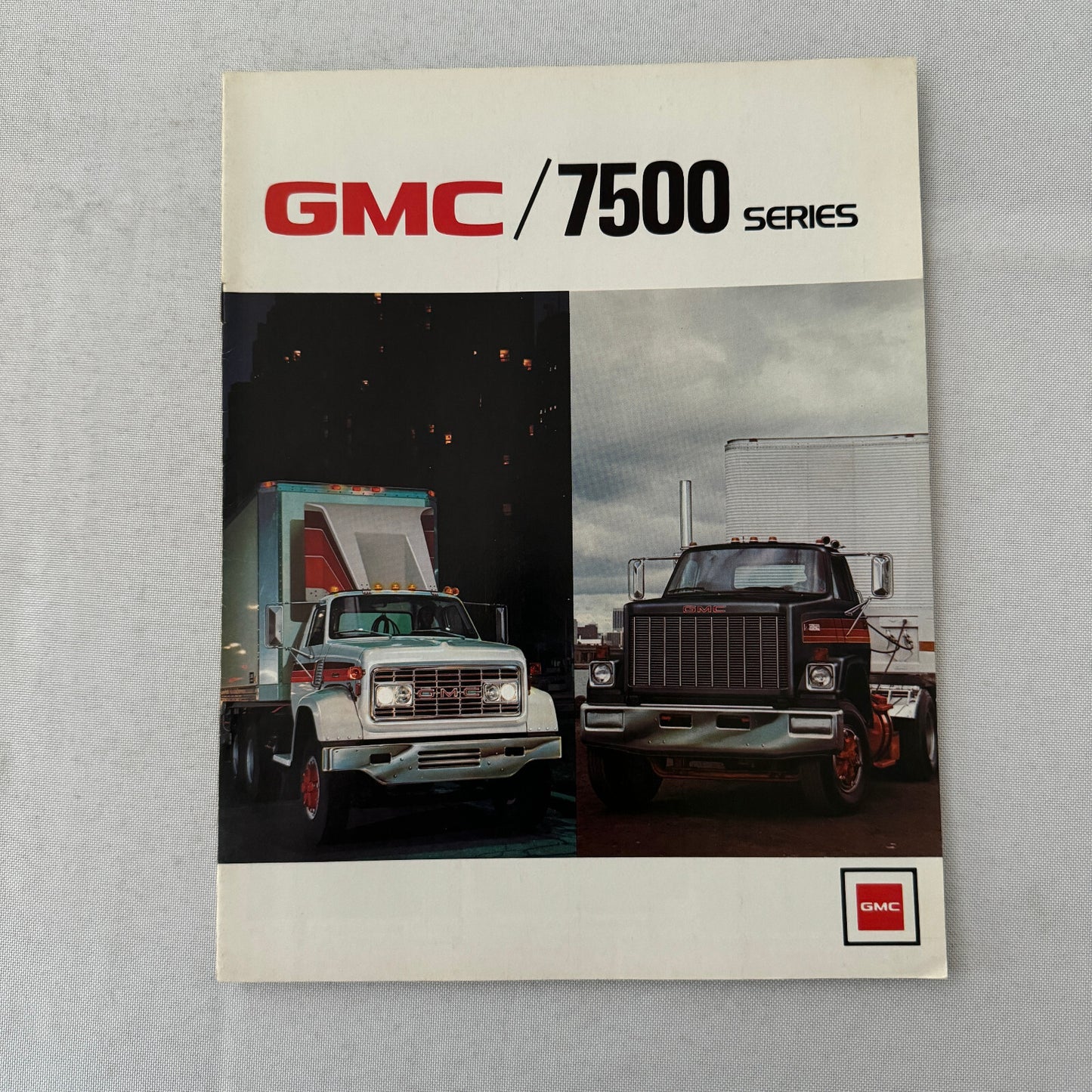 GMC 7500 Series Truck Sales Brochure Catalog Advertising Vintage