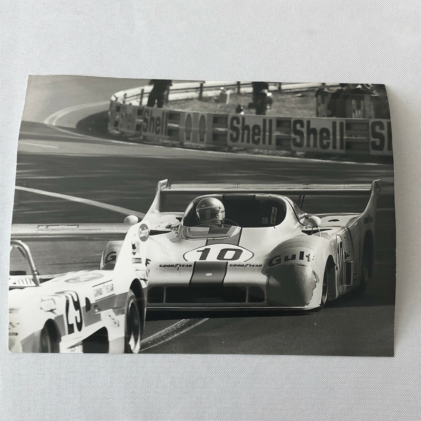 Vintage Racing Photo Photograph 1975 24 Hours of LeMans ? Gulf Mirage GR8 