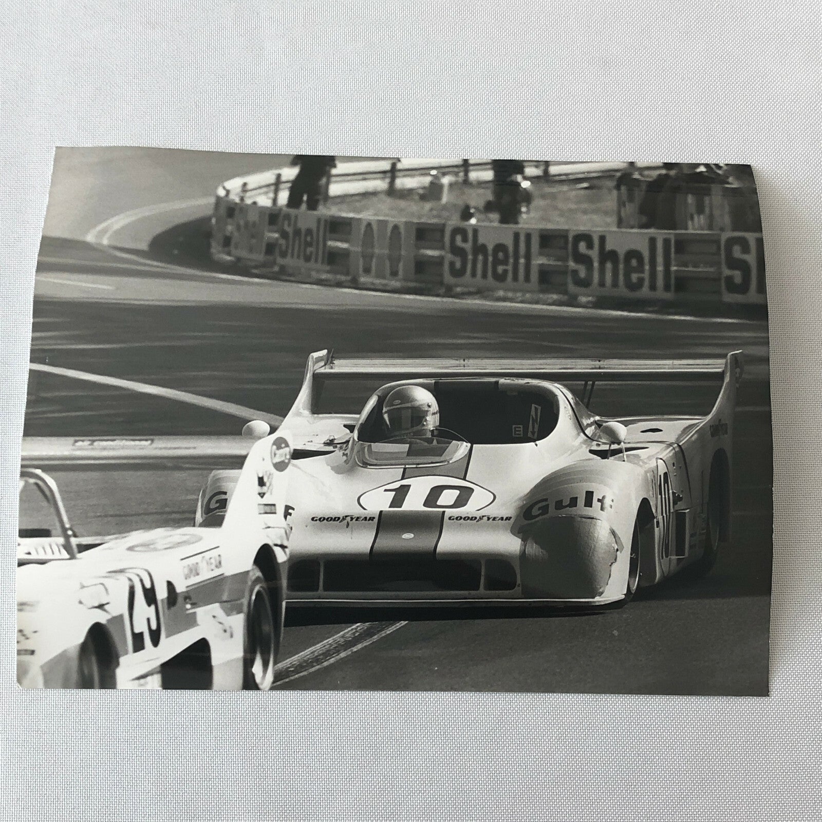 Vintage Racing Photo Photograph 1975 24 Hours of LeMans ? Gulf Mirage GR8 