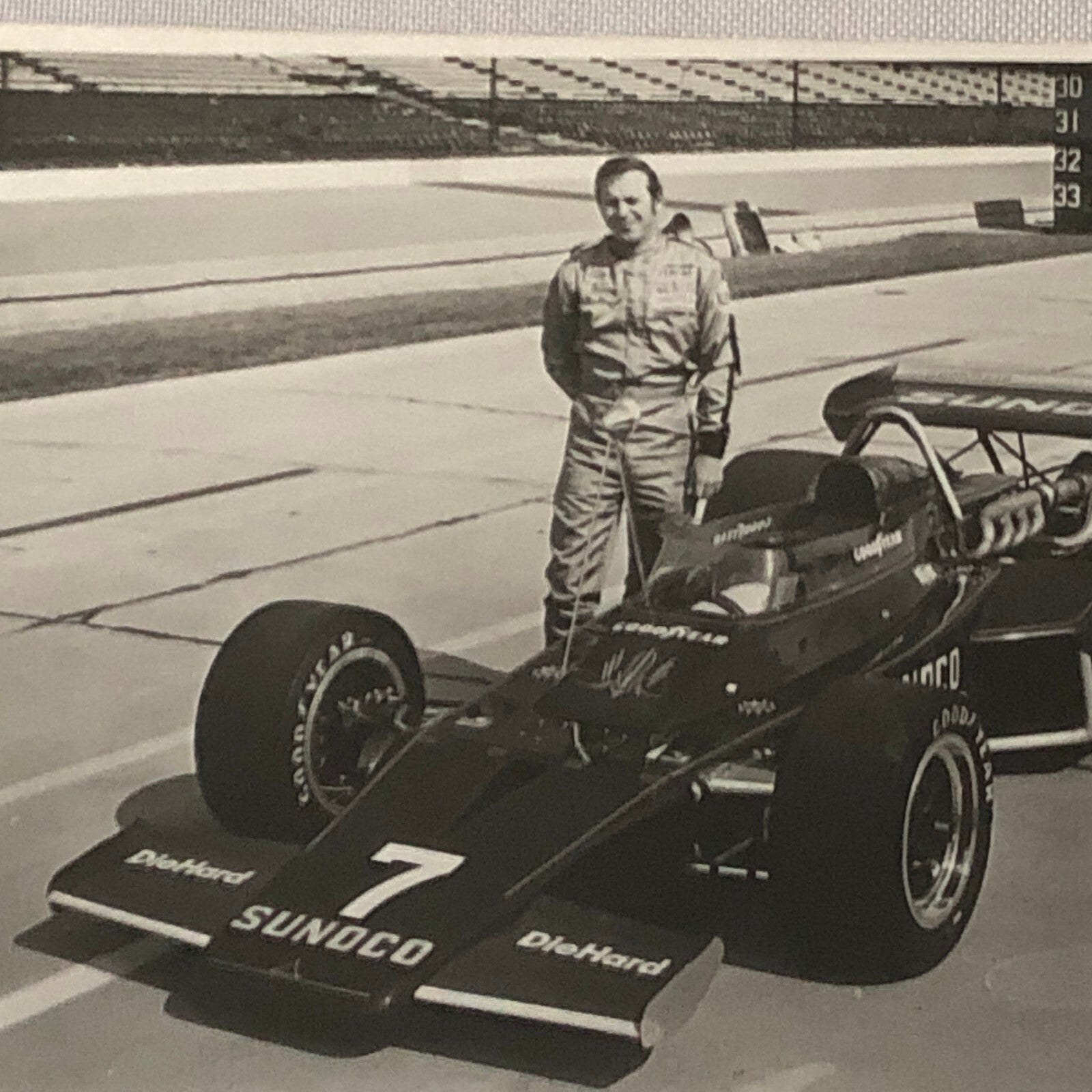 Vintage Indy Indianapolis Racing Photo Photograph Gary Bettenhausen 1972 McLaren
