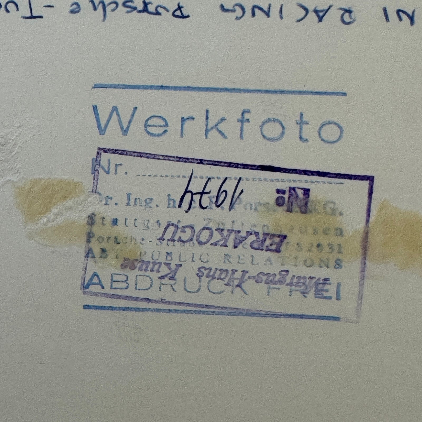 Porsche Martini Racing Team Photo Photograph Herbert Muller Gijs Van Lennep +