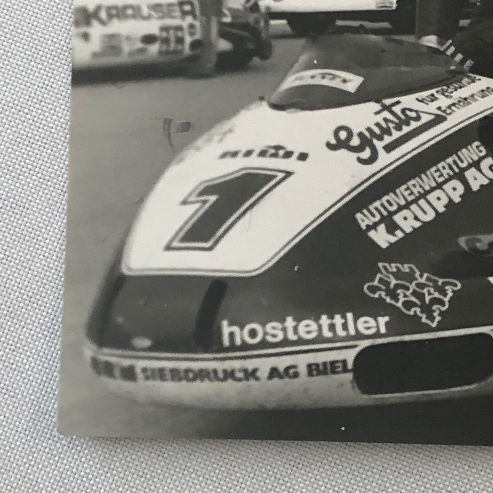 Vintage Motorcycle Racing Photo Photograph Print Germany Sidecar Side Car